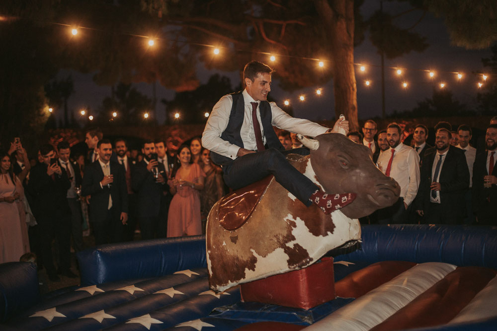 Una boda original y cañera